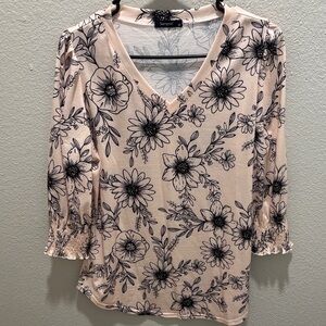 Sampeel blush Floral Women's Blouse